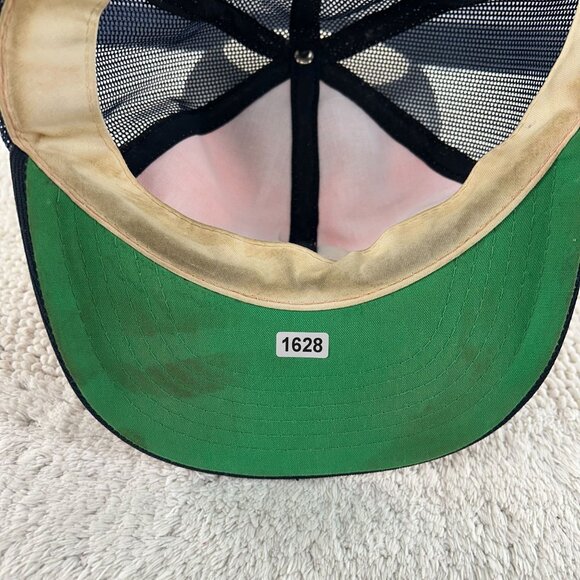 VINTAGE CHICAGO BEARS MESH SNAP BACK TRUCKER HAT OSFA TWO TONE PATCH CAP - Picture 8 of 11